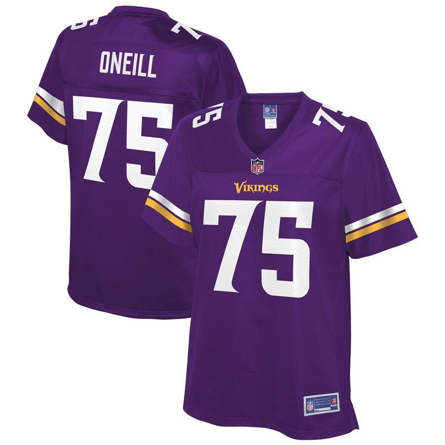 Brian O Neill Minnesota Vikings NFL Pro Line Women's Team Color Player Jersey - Purple