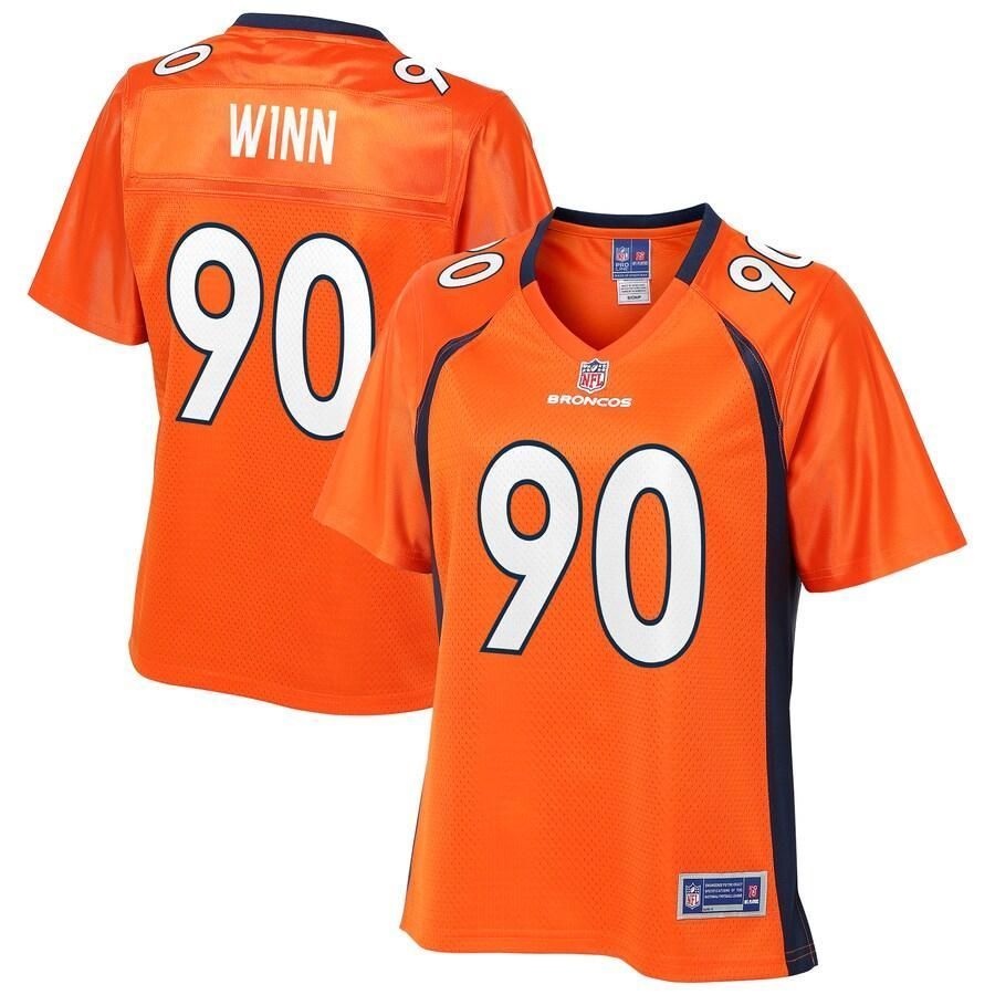 Billy Winn Denver Broncos NFL Pro Line Women's Team Player Jersey - Orange