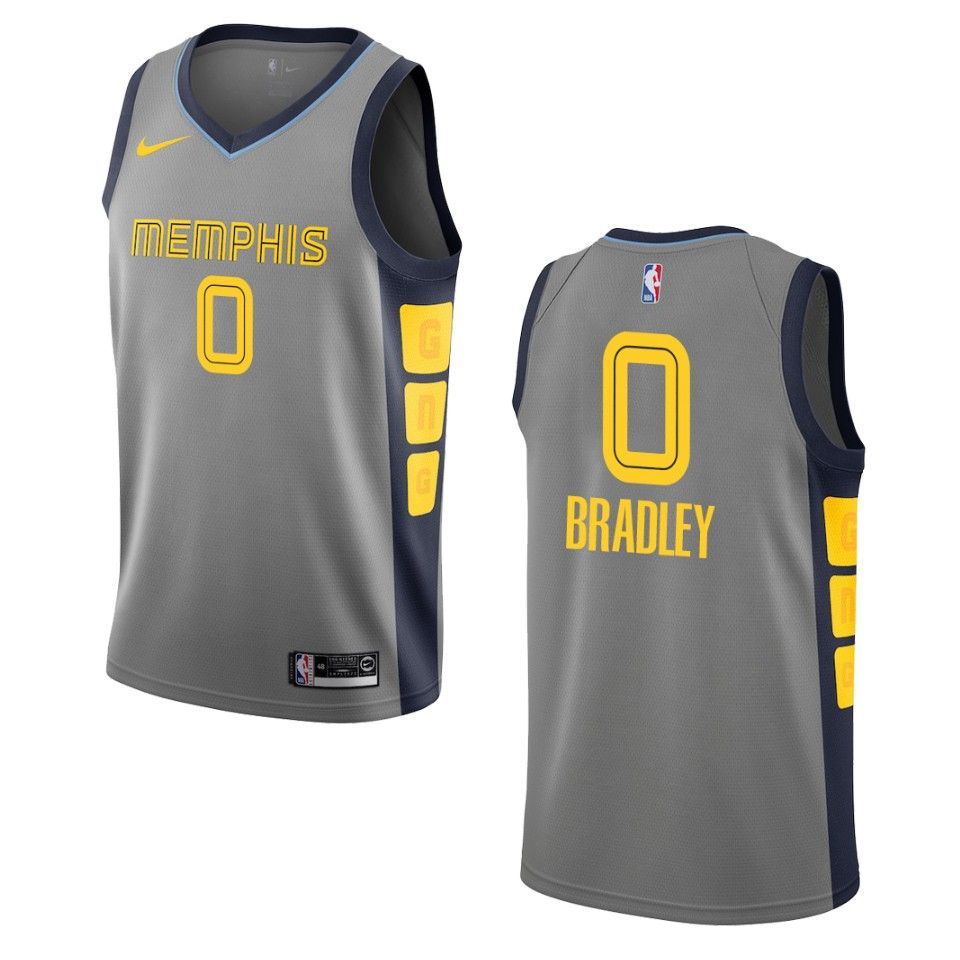 2019-20 Men's Memphis Grizzlies #0 Avery Bradley City Swingman Jersey - Gray