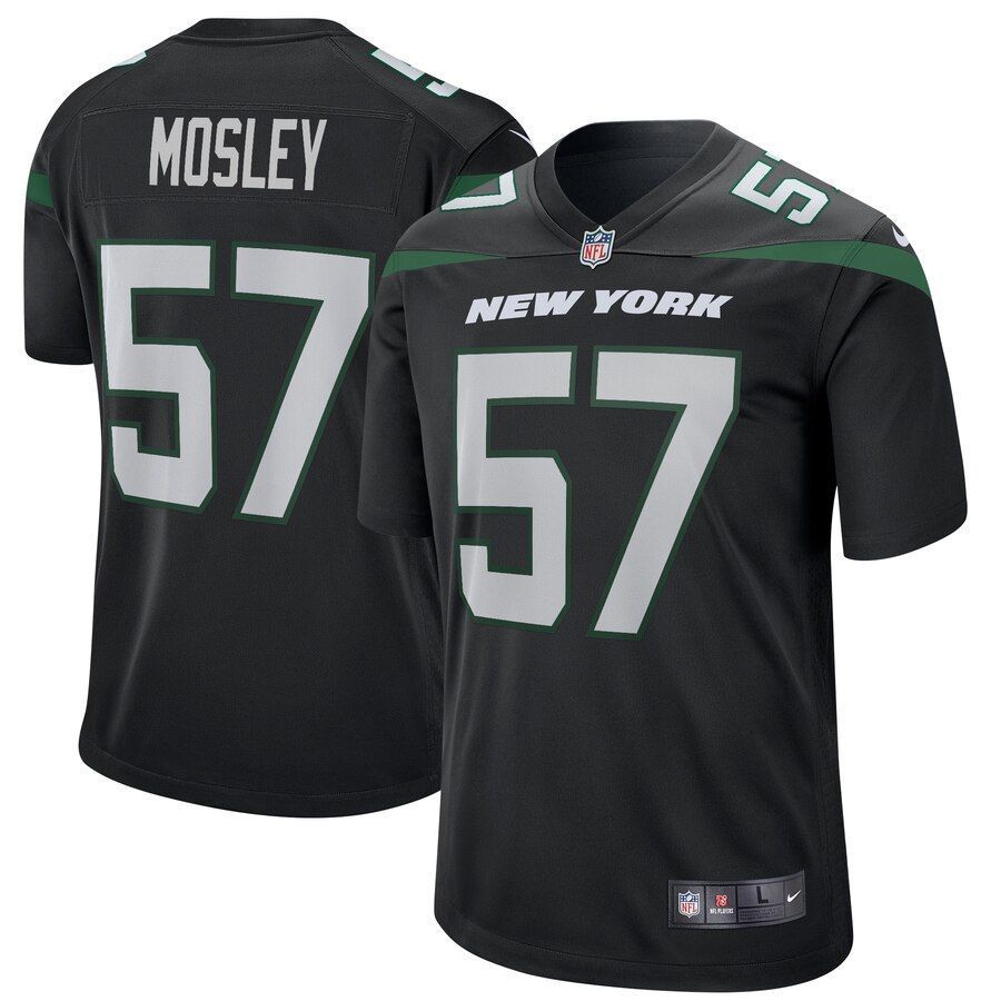 C.J. Mosley New York Jets  Game Jersey - Stealth Black