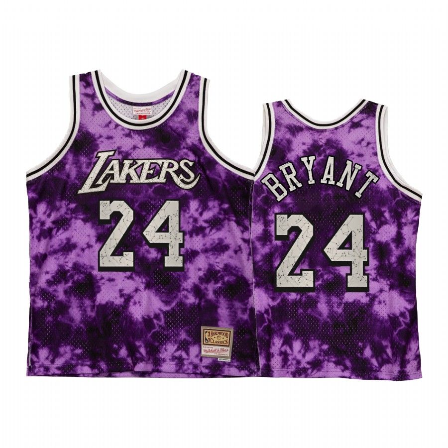 Kobe Bryant #24 Los Angeles Lakers Galaxy Constellation Jersey Purple