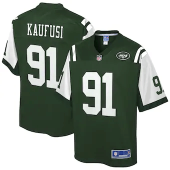 Bronson Kaufusi New York Jets NFL Pro Line Player Jersey - Gotham Green