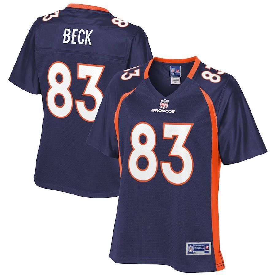 Andrew Beck Denver Broncos NFL Pro Line Women's Alternate Player Jersey - Navy