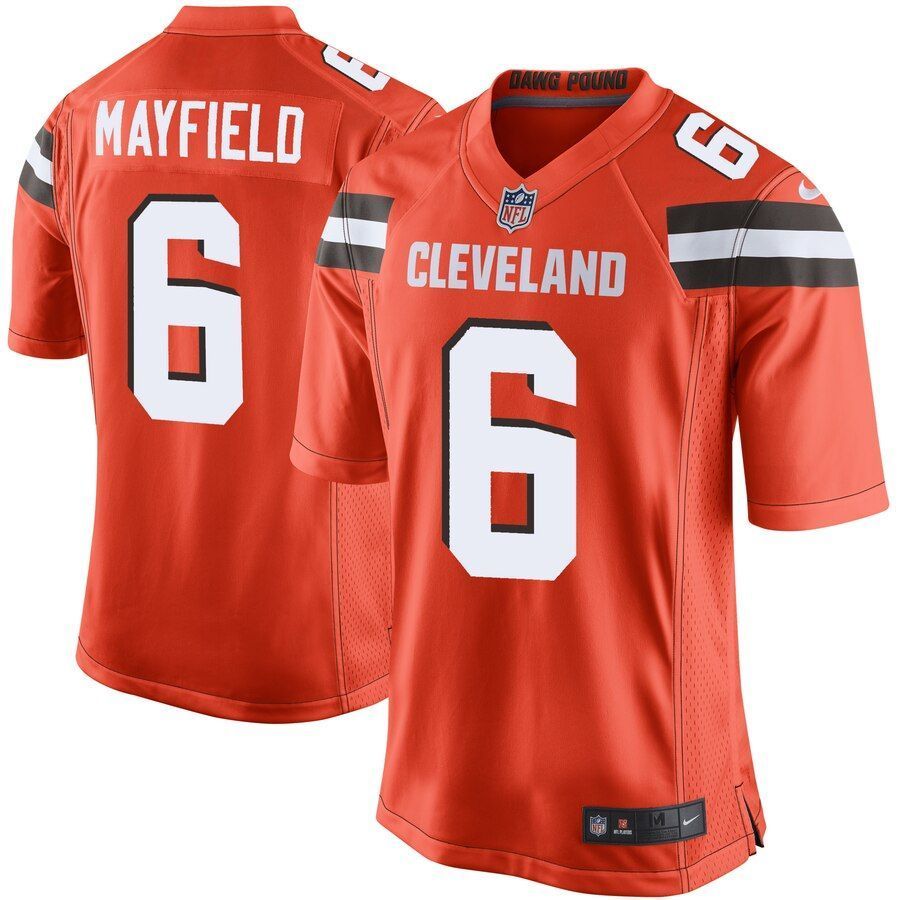Baker Mayfield Cleveland Browns  Game Jersey - Orange