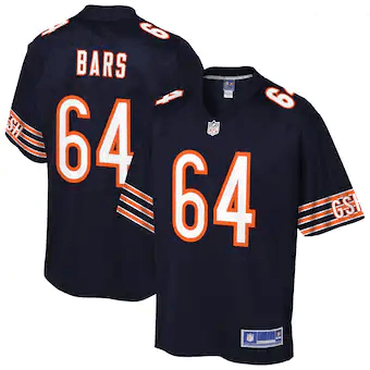 Alex Bars Chicago Bears NFL Pro Line Team Player Jersey - Navy