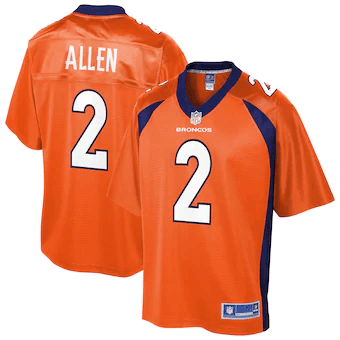 Brandon Allen Denver Broncos NFL Pro Line Primary Player Team Jersey - Orange