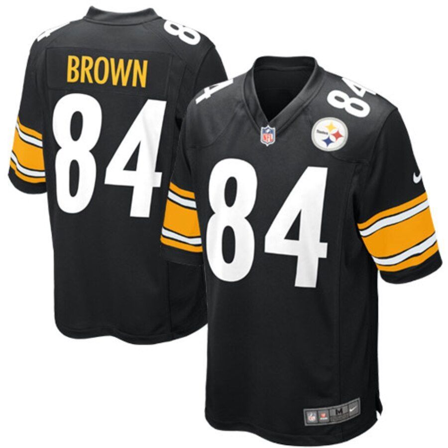 Antonio Brown Pittsburgh Steelers  Game Jersey - Black