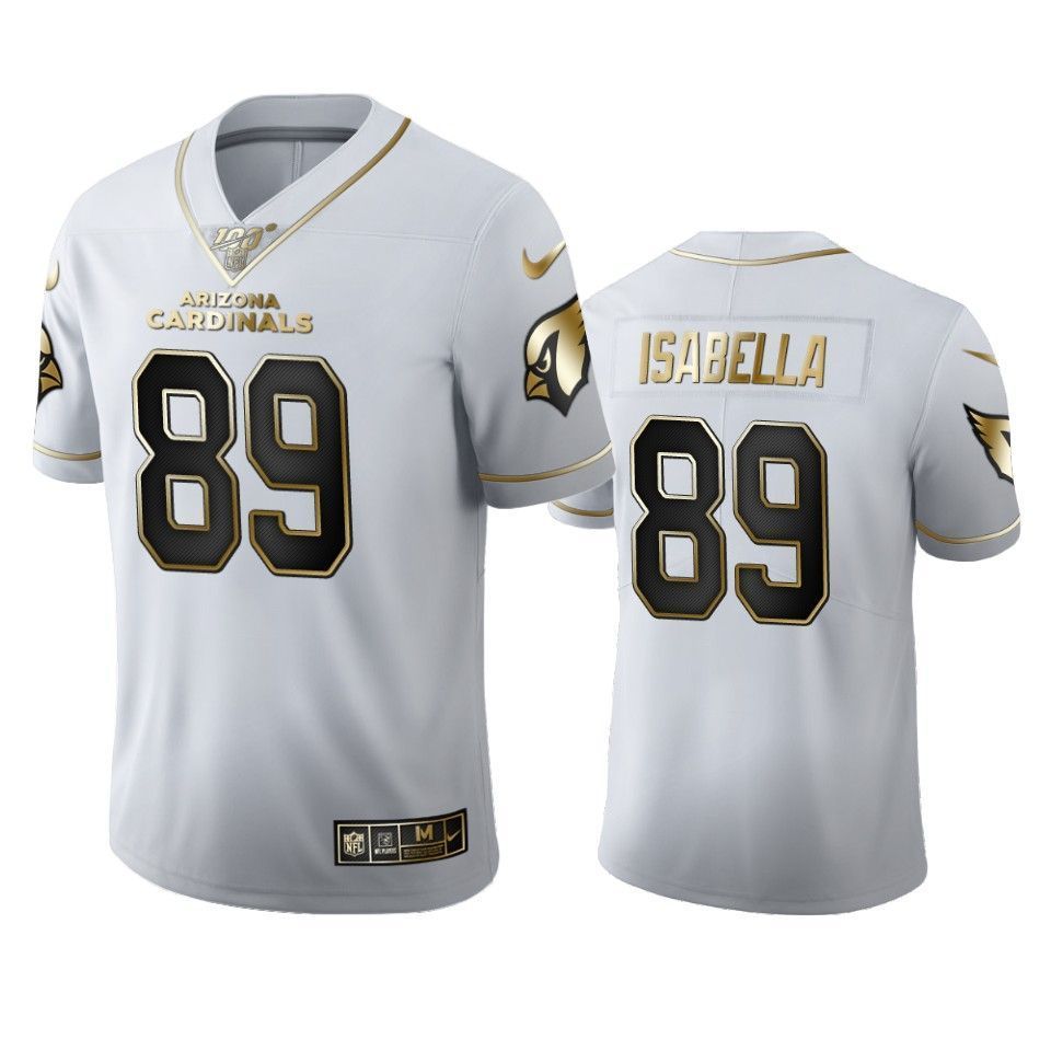 Andy Isabella Cardinals White 100th Season Golden Edition Jersey