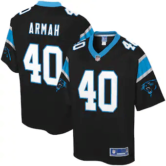 Alex Armah Carolina Panthers NFL Pro Line Team Color Player Jersey - Black