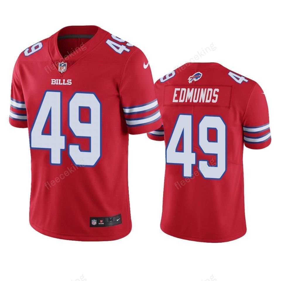 Bills Tremaine Edmunds Red Color Rush Limited Jersey