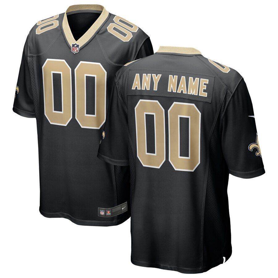 Baltimore Ravens  Alternate  Custom Game Jersey - Black