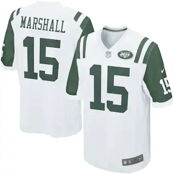 Brandon Marshall New York Jets  Game Jersey - White