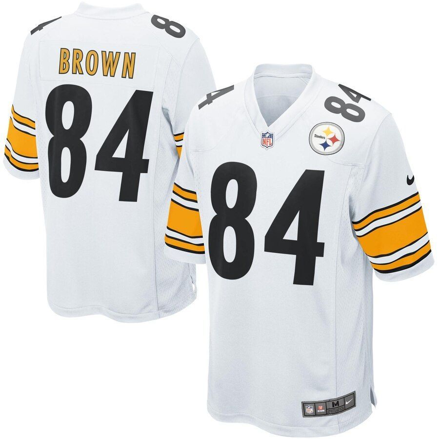 Antonio Brown Pittsburgh Steelers  Game Jersey - White