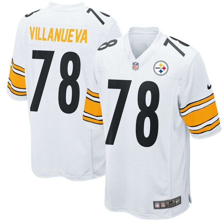 Alejandro Villanueva Pittsburgh Steelers  Game Jersey - White