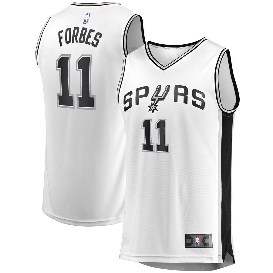 Bryn Forbes San Antonio Spurs  Branded Fast Break  Player Jersey - Association Edition - White