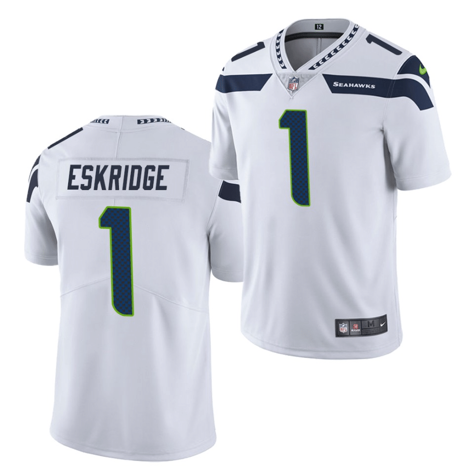 D'Wayne Eskridge Seattle Seahawks 2021 NFL Draft Vapor Limited Jersey - White