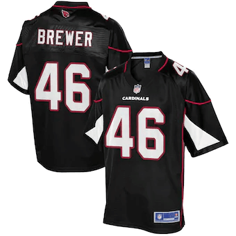 Aaron Brewer Arizona Cardinals NFL Pro Line Alternate Player Jersey - Black