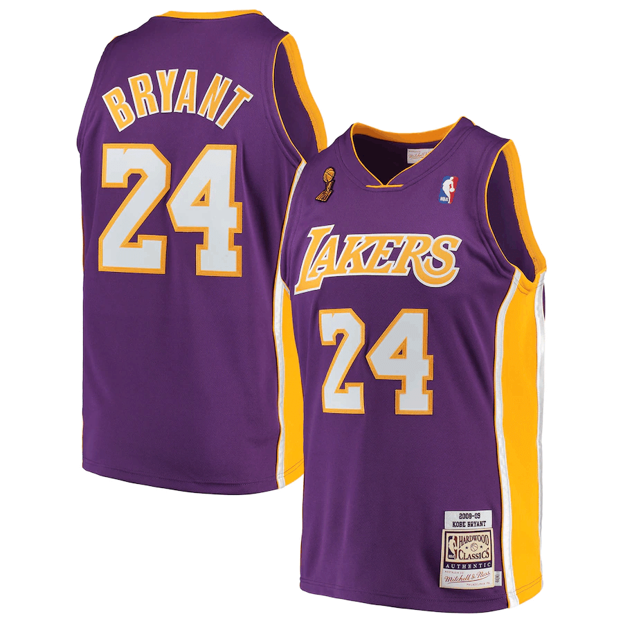 Kobe Bryant Los Angeles Lakers Mitchell &amp Ness 2008-09 Hardwood Classics  Jersey - Purple