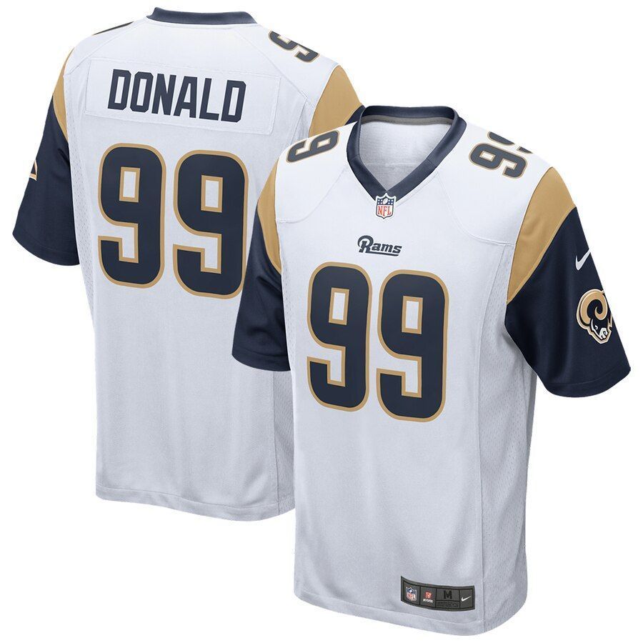 Aaron Donald Los Angeles Rams  Game Jersey - White