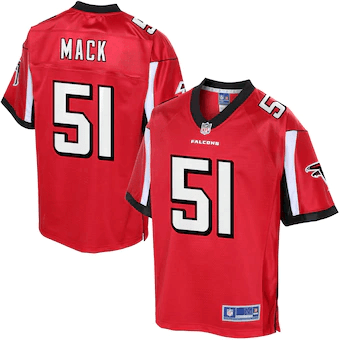 Alex Mack Atlanta Falcons NFL Pro Line Player Jersey - Red