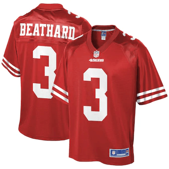 C.J. Beathard San Francisco 49ers NFL Pro Line Team Player Jersey - Scarlet