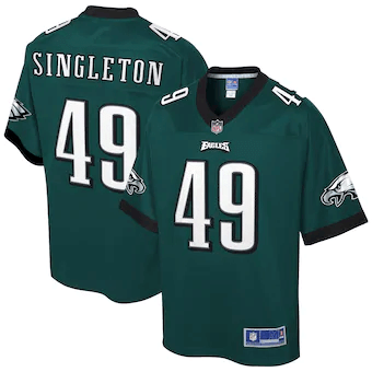 Alex Singleton Philadelphia Eagles NFL Pro Line Team Player Jersey - Midnight Green