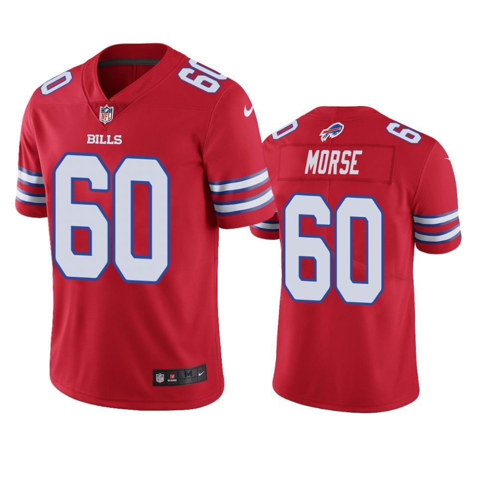 Bills Mitch Morse Red Color Rush Limited Jersey