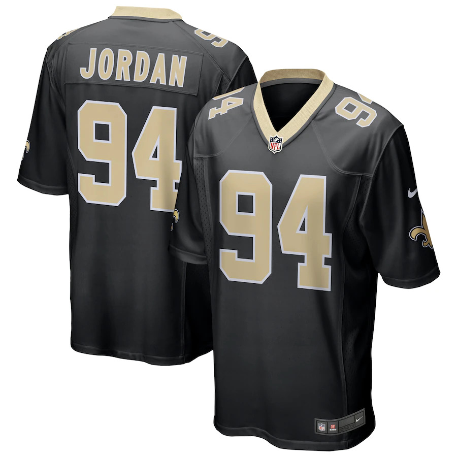 Cameron Jordan New Orleans Saints  Game Player Jersey - Black