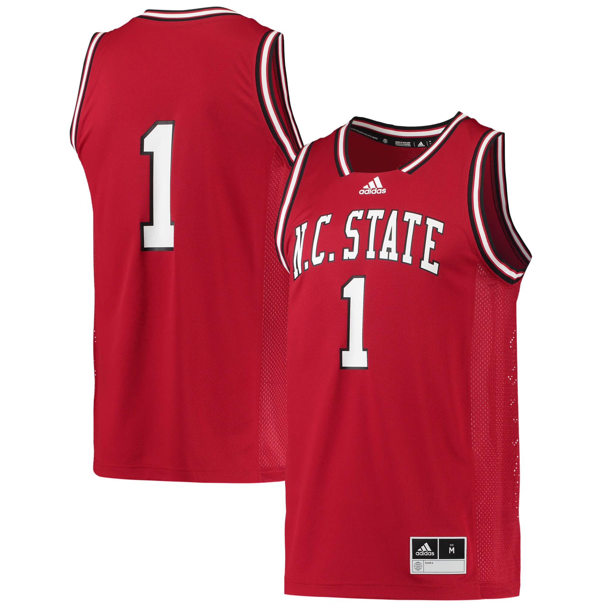 #1 Nc State Wolfpack   Reverse Retro Jersey - Red For Youth Women Men