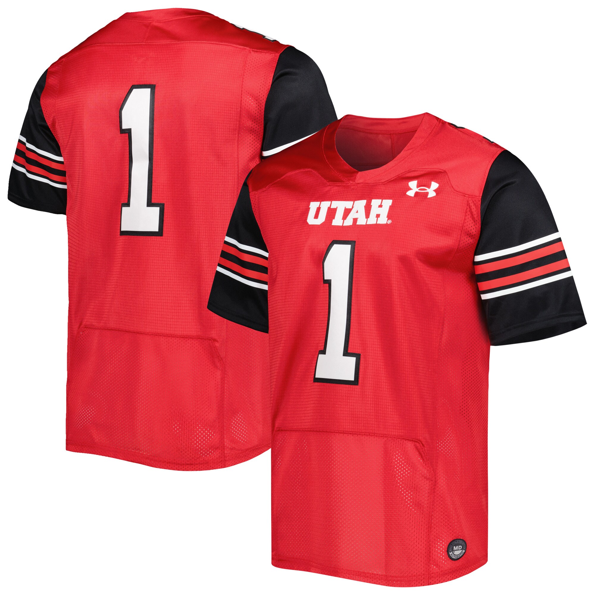 #1 Utah Utes Under Armour Premier Limited Jersey - Red For Youth Women Men