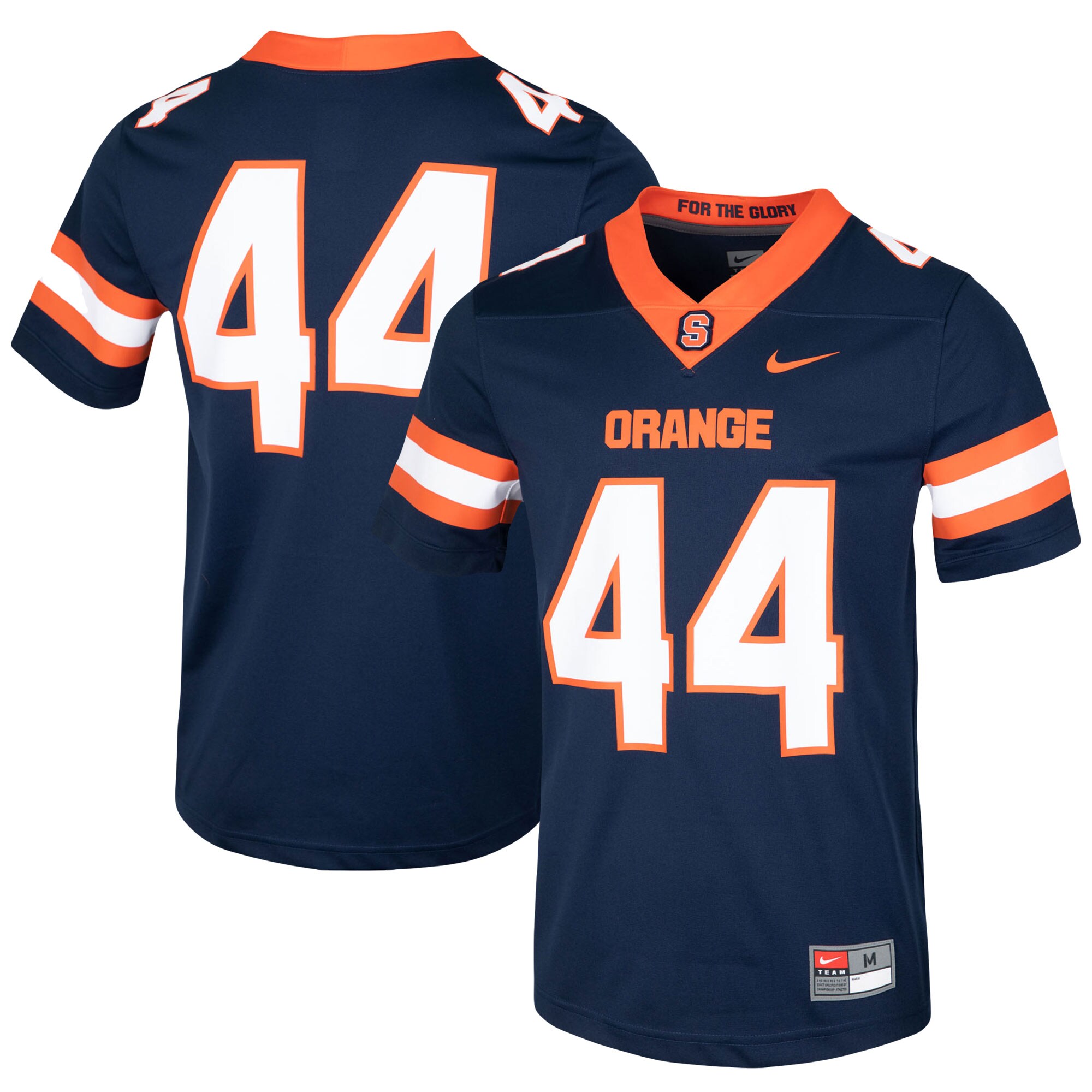 #44 Syracuse Orange  Football Shirts Jersey - Navy For Youth Women Men
