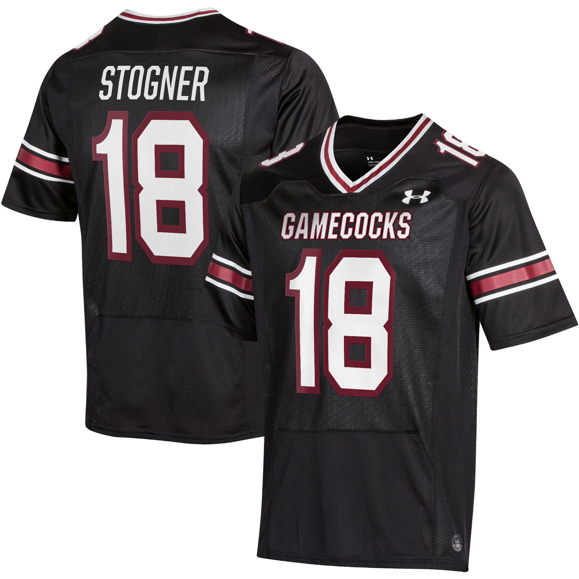 Austin Stogner South Carolina Gamecocks Under Armour Nil Replica  Football Shirts Jersey - Black For Youth Women Men