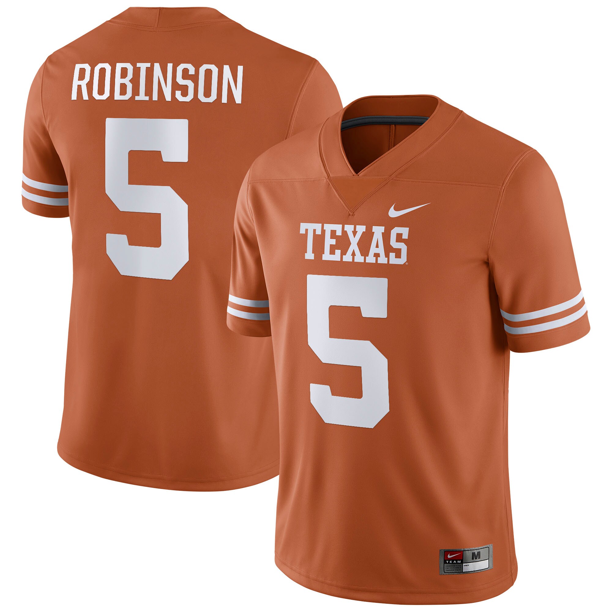 Bijan Robinson Texas Longhorns Nil Replica  Football Shirts Jersey - Texas Orange For Youth Women Men