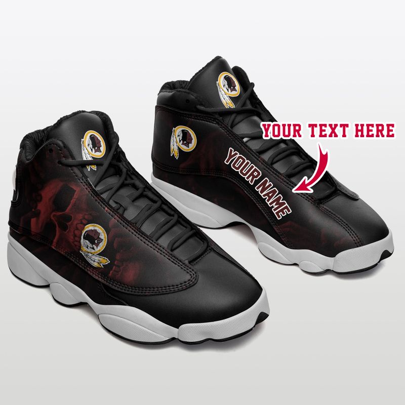 Buy Washington Football Team Bt NFL Football Retro AJ13 Sneakers Customized Shoes