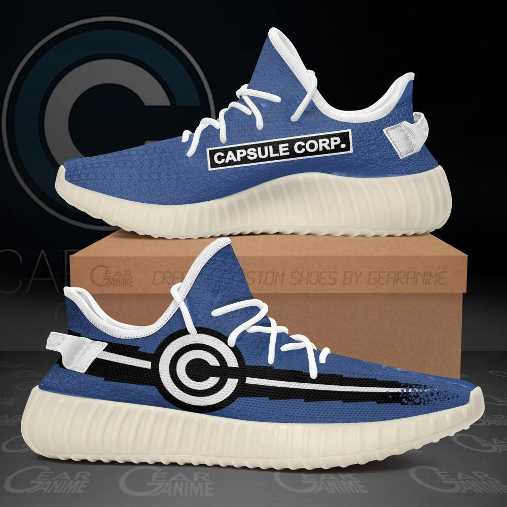 Capsule Corp Shoes Dragon Ball Custom Anime Sneakers TT10 Yeezy
