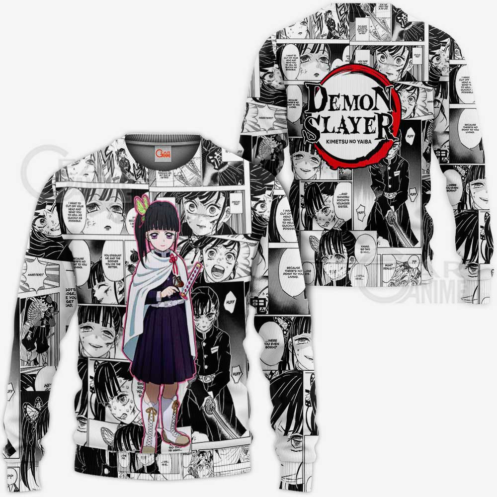 Demon Slayer Kanao Hoodie Anime Mix Manga KNY Shirt Kid Youth Women Zip Men