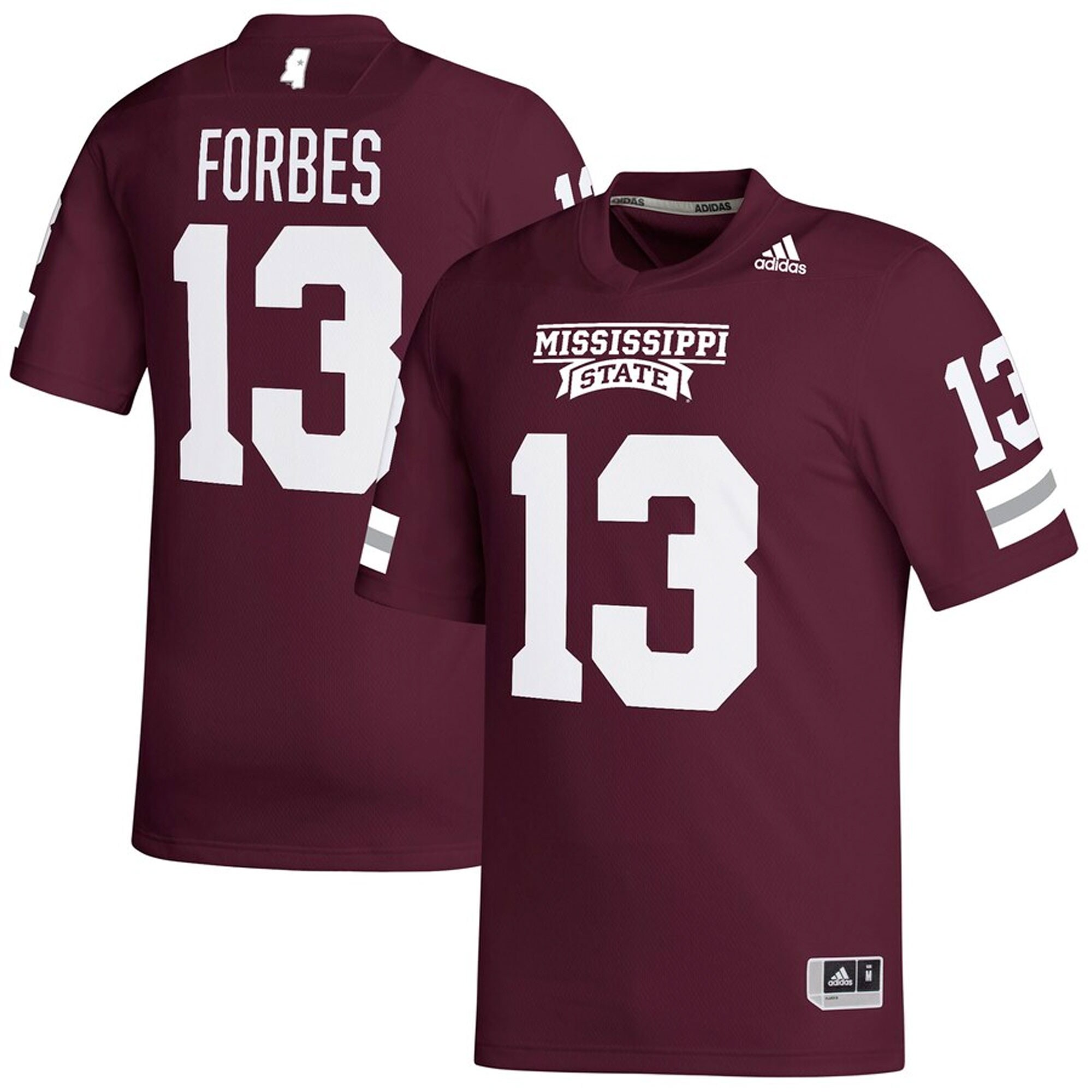 Emmanuel Forbes Mississippi State Bulldogs   Nil Replica  Football Shirts Jersey - Maroon For Youth Women Men