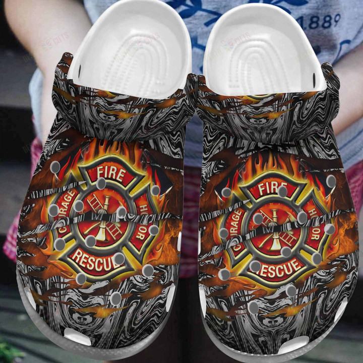 Fire Rescue Firefighter Crocss Classic Clogs Shoes
