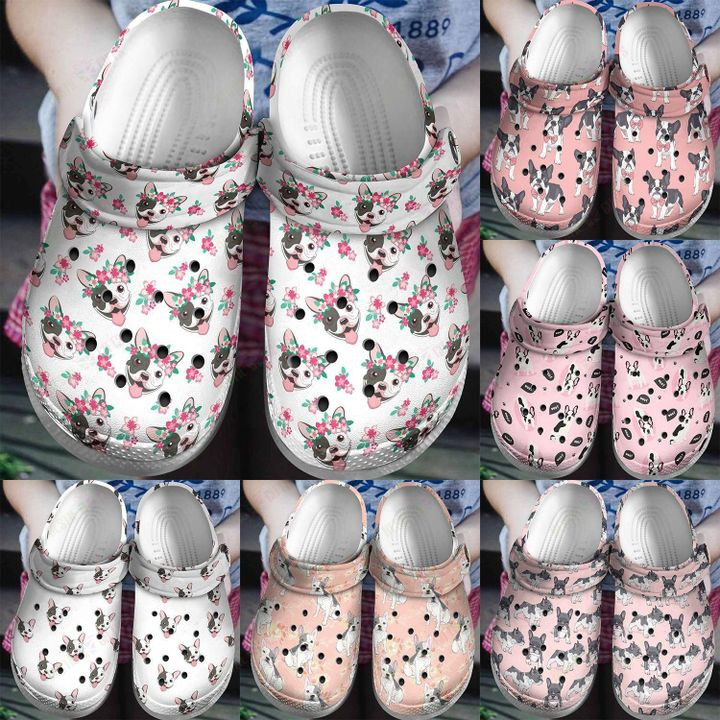 French Bulldog Collection Crocss Classic Clogs Shoes
