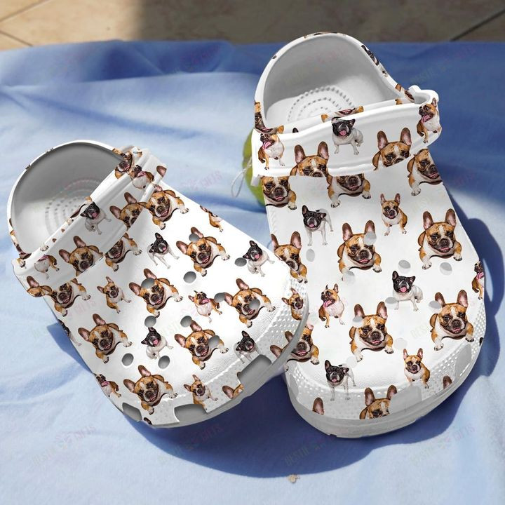 French Bulldog Crocss Classic Clogs Shoes
