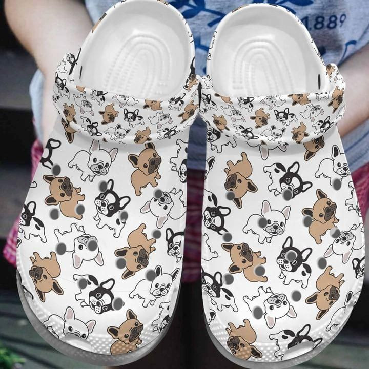 French Bulldog Cute Gift For Lover Rubber Crocss Clog Shoes Comfy Footwear
