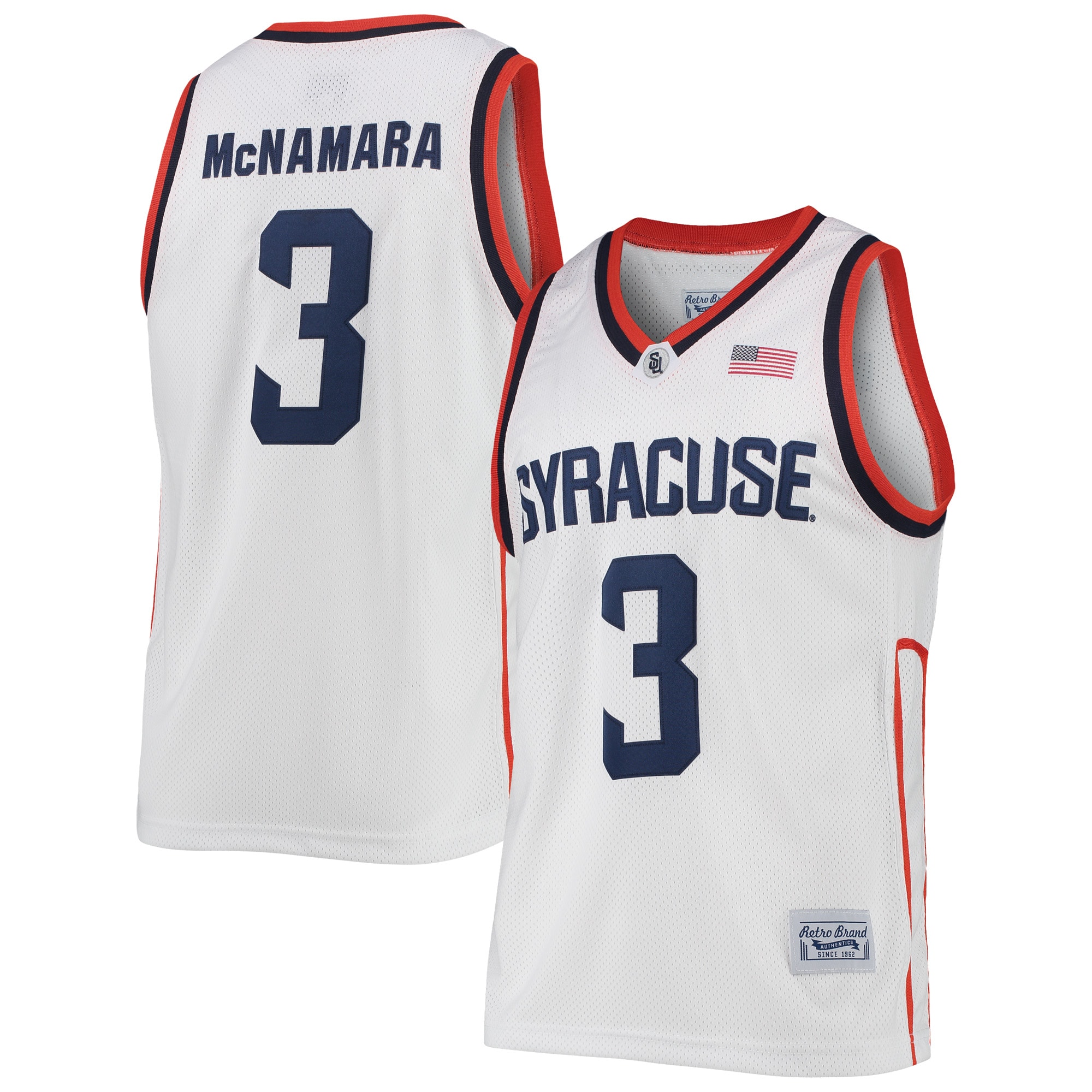 Gerry Mcnamara Syracuse Orange Original Retro Brand Alumni Commemorative Classic Basketball Jersey - White For Youth Women Men