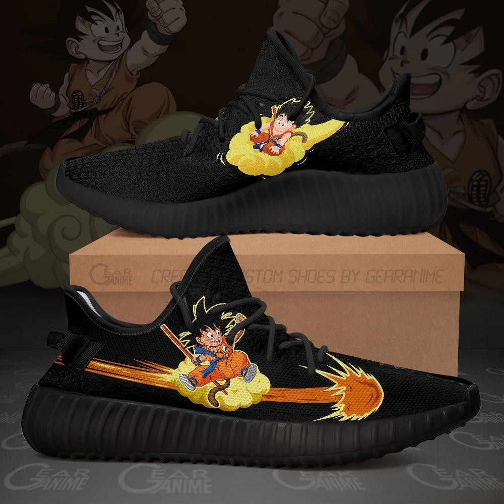 Goku Flying Nimbus Shoes Dragon Ball Custom Anime Shoes Yeezy