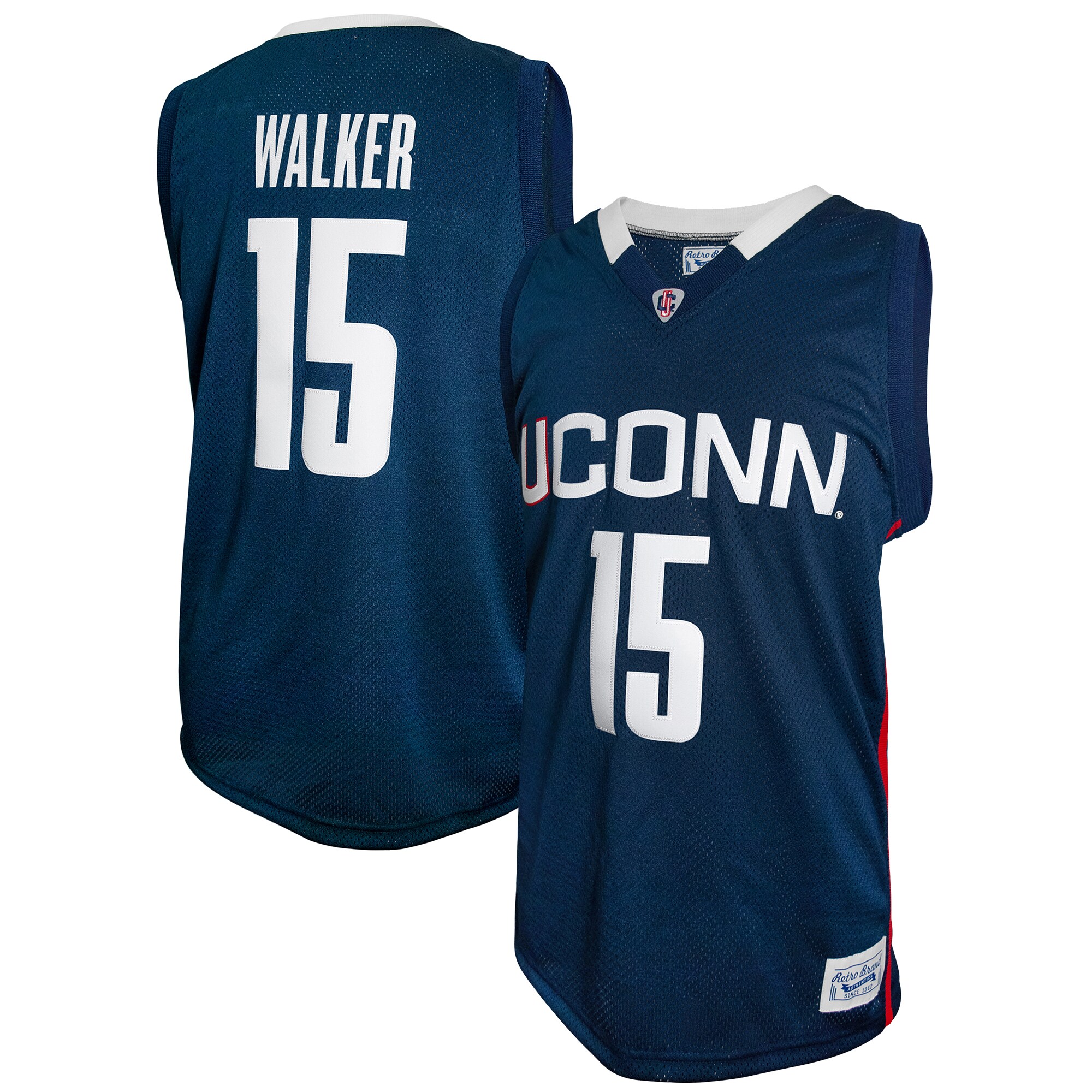 Kemba Walker Uconn Huskies Original Retro Brand Alumni Basketball Jersey - Navy For Youth Women Men