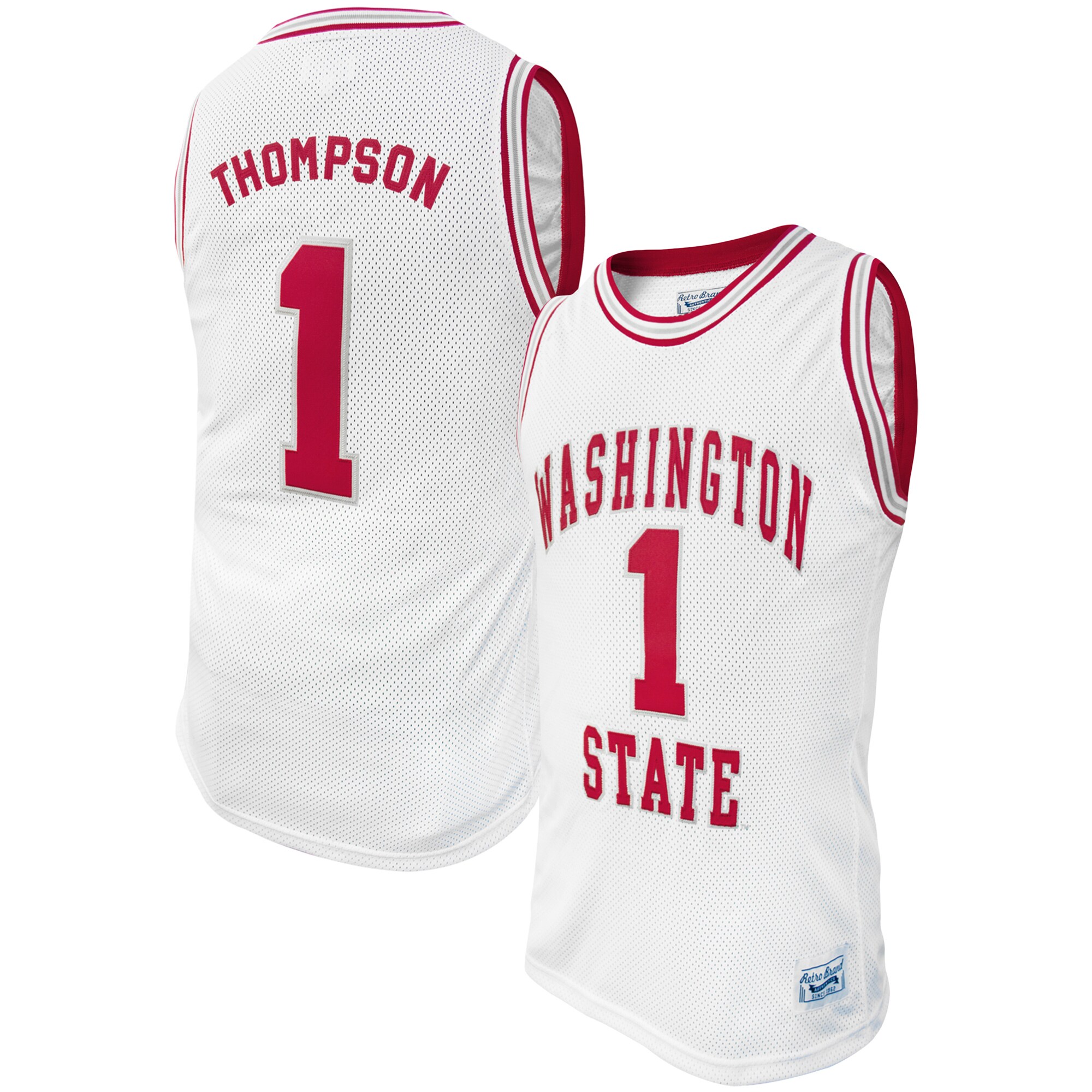 Klay Thompson Washington State Cougars Original Retro Brand Alumni Basketball Jersey - White For Youth Women Men