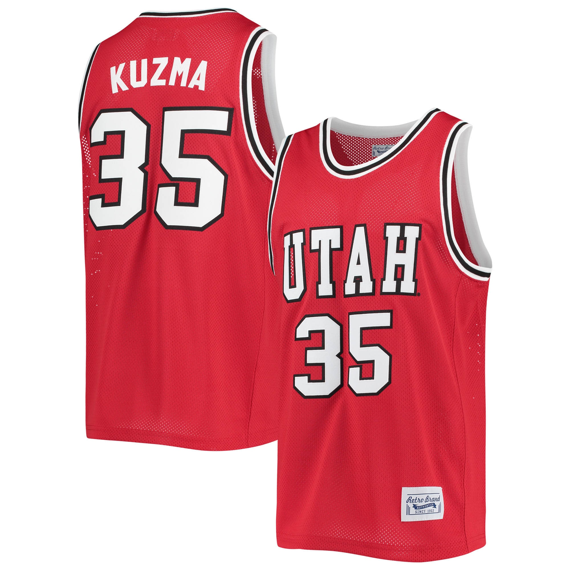 Kyle Kuzma Utah Utes Original Retro Brand Commemorative Classic Basketball Jersey - Red For Youth Women Men