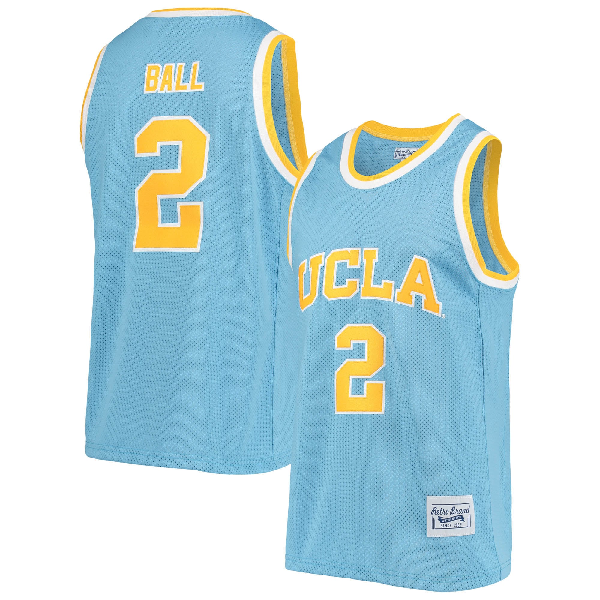 Lonzo Ball Ucla Bruins Original Retro Brand Alumni Basketball Jersey - Blue For Youth Women Men