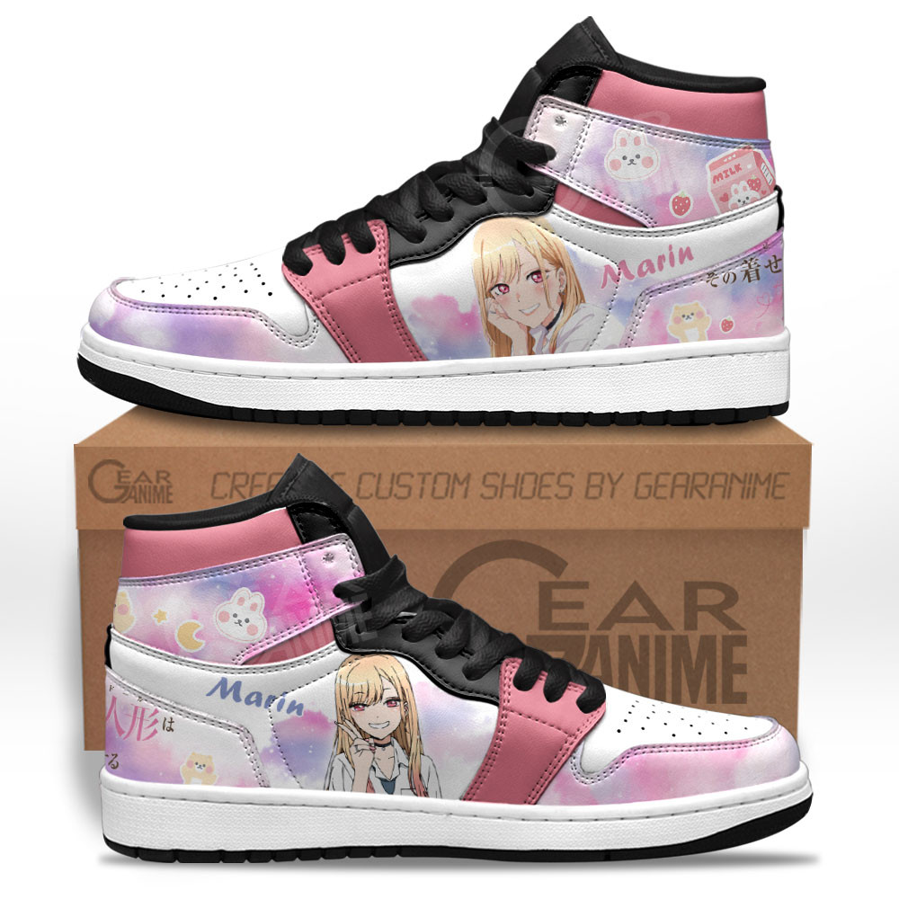 Marin Kitagawa JD1s Sneakers My Dress-Up Darling Custom Anime Shoes Gift For Fans