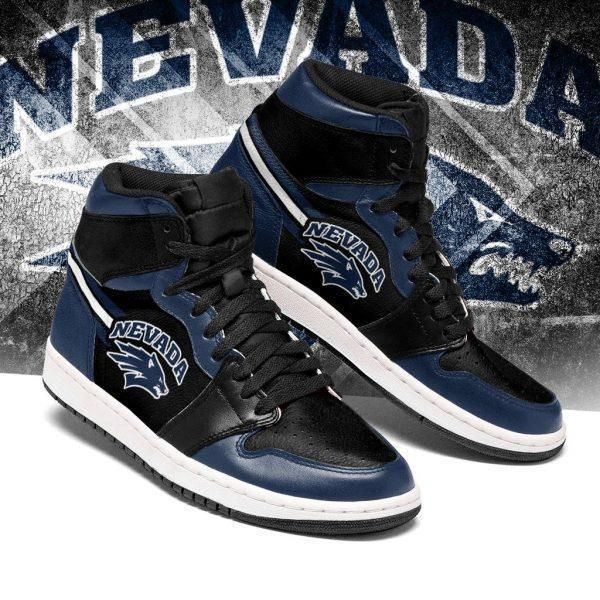 Nevada Wolf Pack Ncaa Jordan 1 Air Team Custom Eachstep Gift For Fans Shoes Sport Sneakers