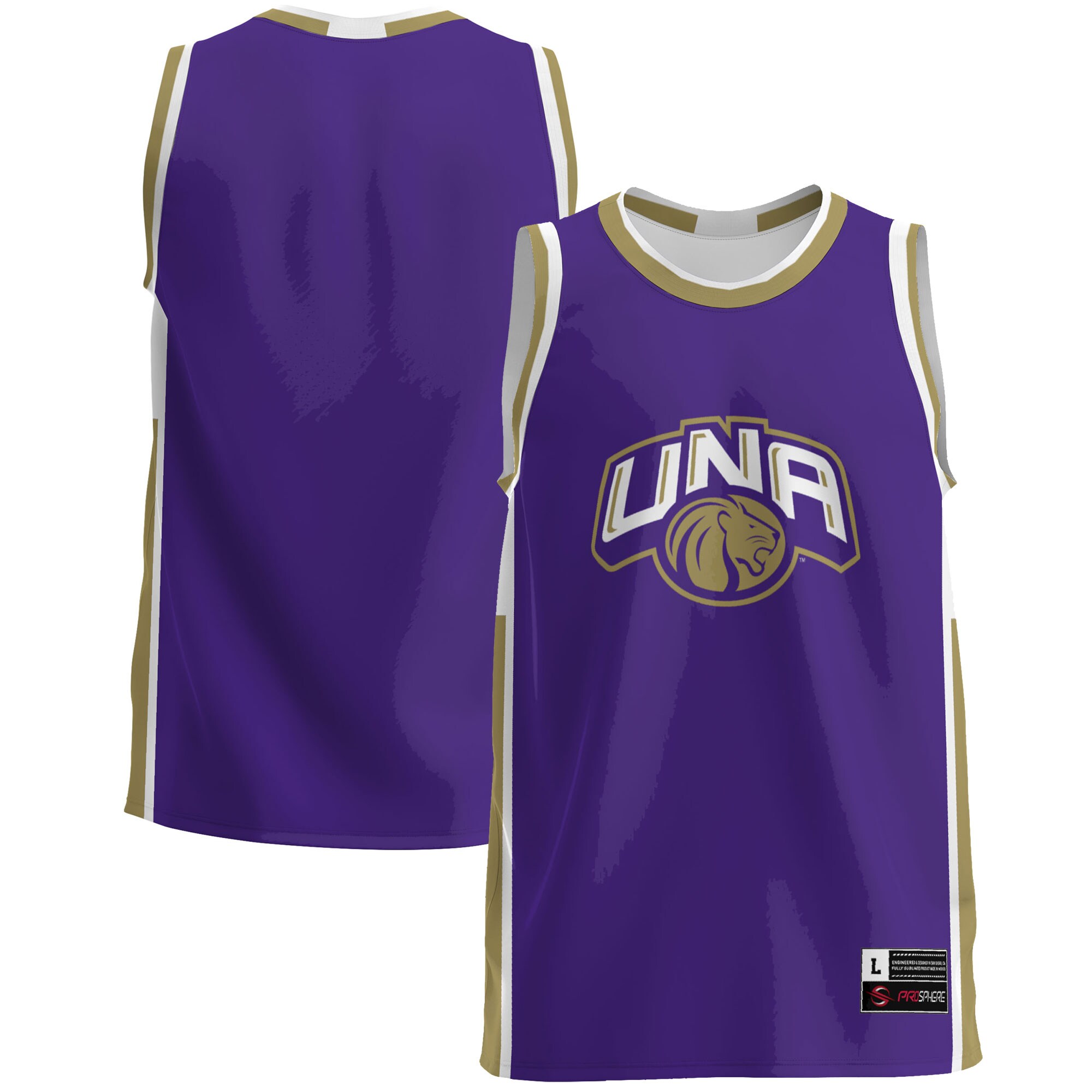 North Alabama Lions Basketball Jersey - Purple For Youth Women Men